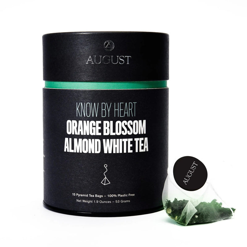 Know By Heart - Orange Blossom Almond White Tea (15 Tea Bags)