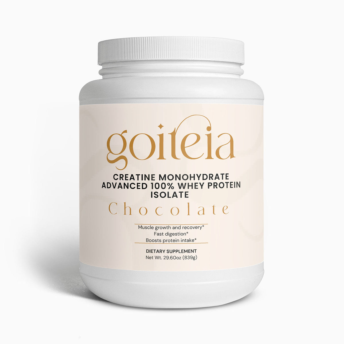 Goiteia Advanced 100% Whey Protein Isolate (Chocolate) 29.60 oz./839 g