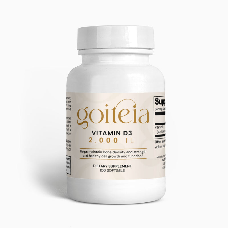 Goiteia Vitamin D3 2,000 IU 100 softgels