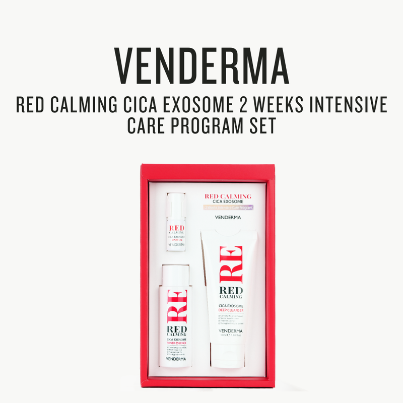[VENDERMA] Red Calming Cica Exosome 2 Weeks Intensive Care Program Set