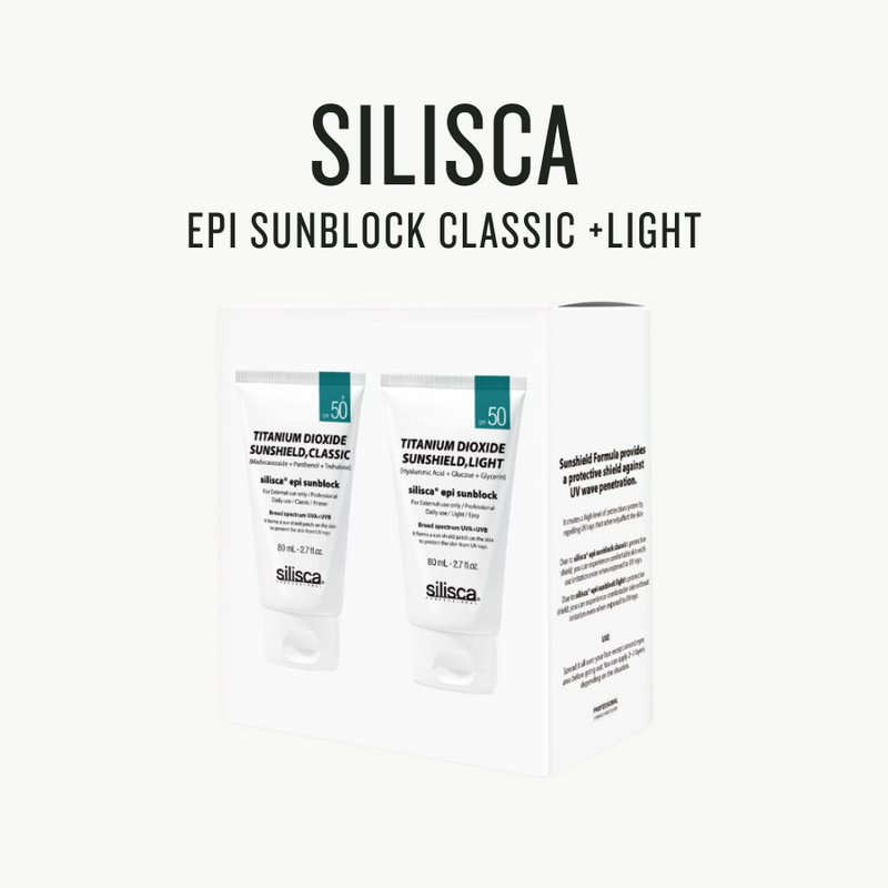 [ Silisca ]  EPI Sunblock Classic 80ML + Light 80ML