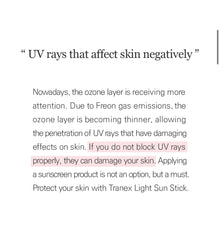 [ TRANEX ] Sun Sticks 20g