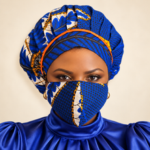 Duma Mbili Kente African Print Bonnets