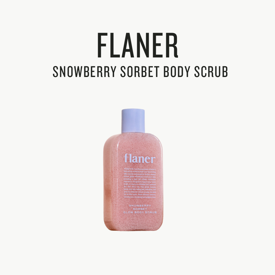 [ Flaner ] Snowberry Sorbet Body Scrub