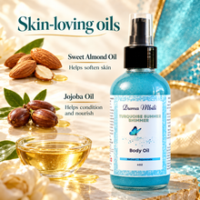 Turquoise Summer Shimmer Body Oil