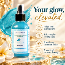 Turquoise Summer Shimmer Body Oil