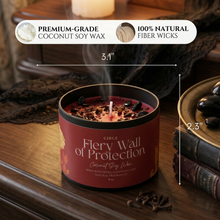 Fiery Protection Candle — 8‑oz Wall of Protection Ritual